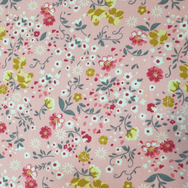 Floral Poplin Design 12 PINK